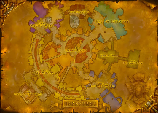 Maps Ironforge