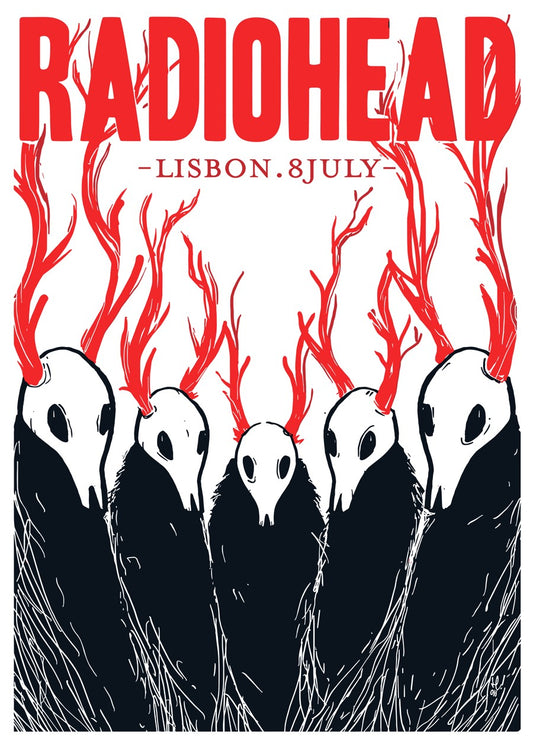 Radiohead Lisbon Concert Art