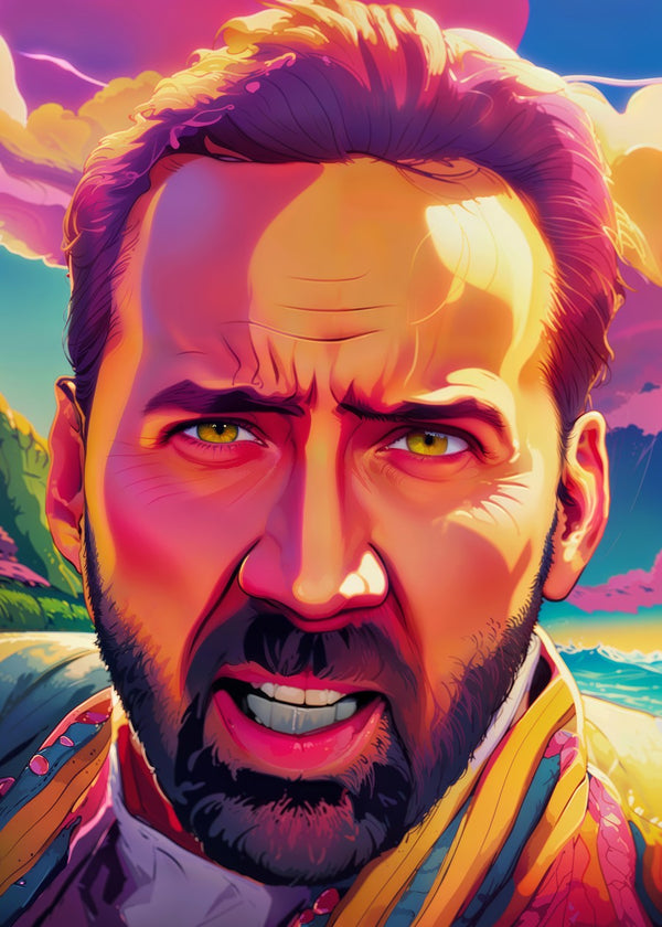 Nicolas Cage Pop Art