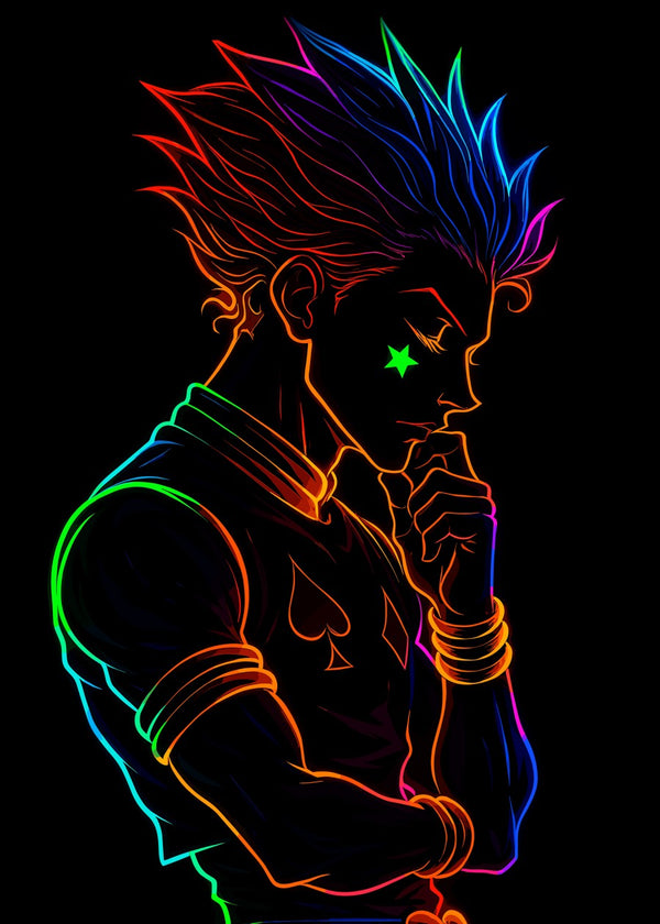Hisoka Neon Art, Hunter x Hunter