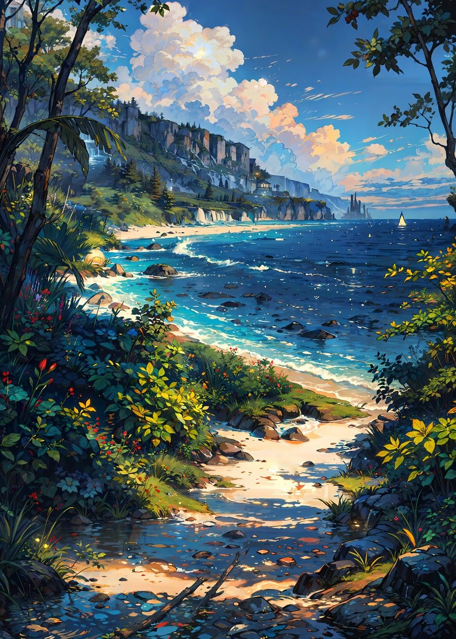 Nature Shore Landscape