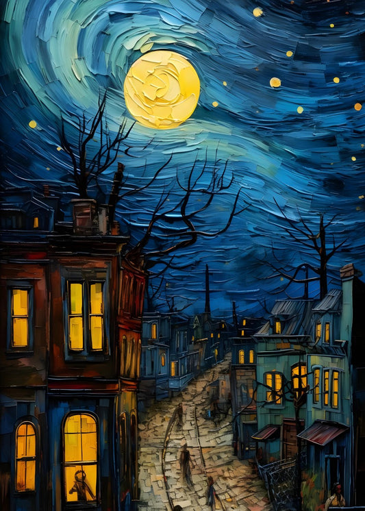 starry night city