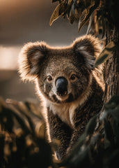 Golden Koala Gaze