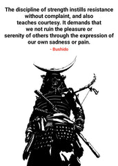 Samurai Bushido quotes