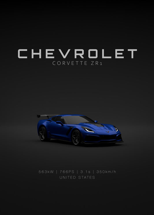 Chevrolet Corvette C7 ZR1 - Bl