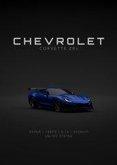 Chevrolet Corvette C7 ZR1 - Bl