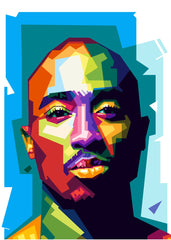 Tupac Amaru Shakur WPAP Popart