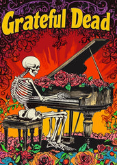 Grateful Dead Piano Skull