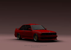 BMW M3 E30 Evo 3 Red Front Lan