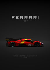 Ferrari 499P LMH 2023 - Specs