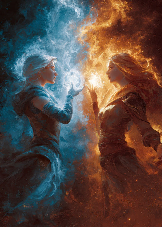 Fantasy Witch Elemental Cosmic