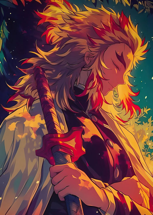Kyojuro rengoku, Demon slayer