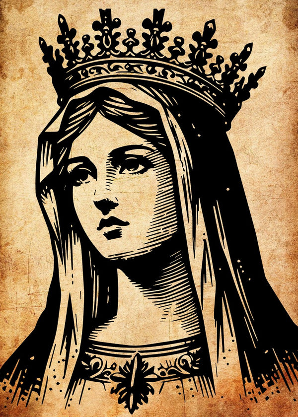Vintage Maria Queen art