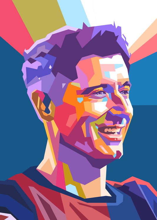 Robert Lewandowski pop art 
