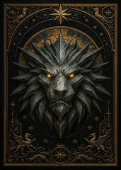 Spiked Lion Head Royal Gothic