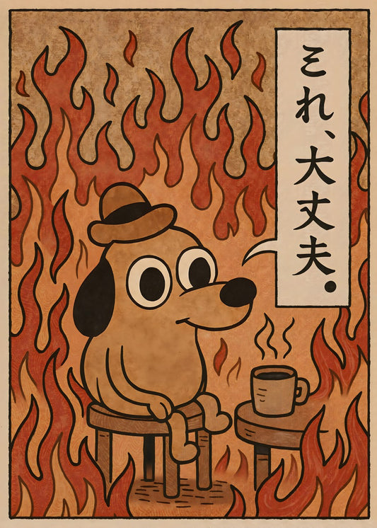 This Is Fine Dog Meme