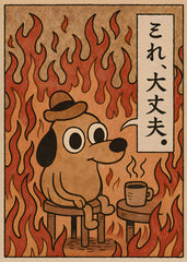 This Is Fine Dog Meme