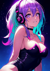 Manga Girl with big Boobs