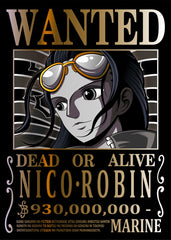 One Piece NICO Wanted Poster