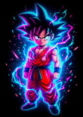 Kid Goku Neon Power, Dragon ball