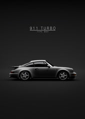 porsche 964 turbo 1993 Grey