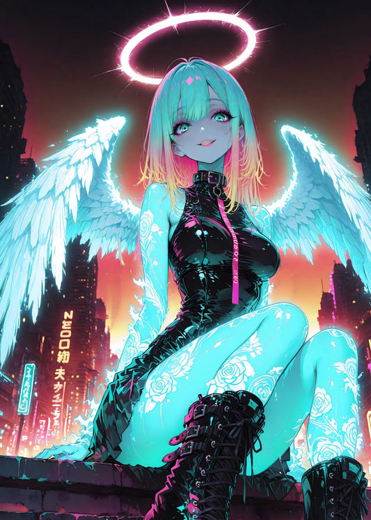 Neon Angel of the Night