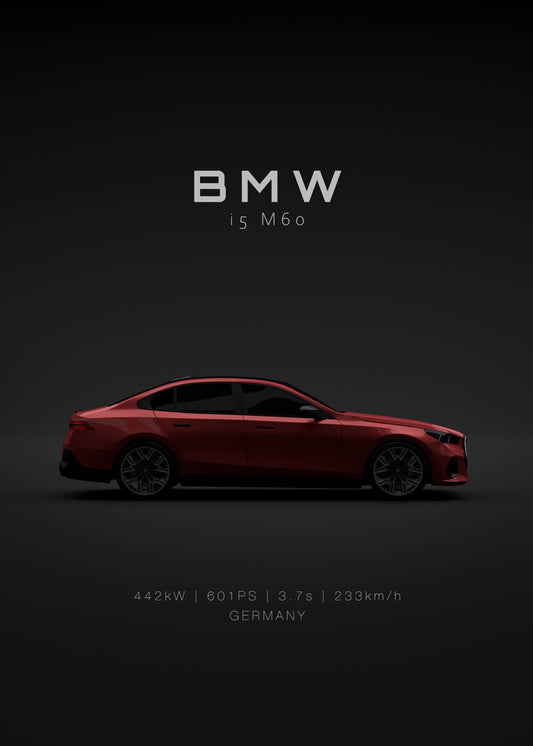 BMW i5 M60 2024 Red Specs