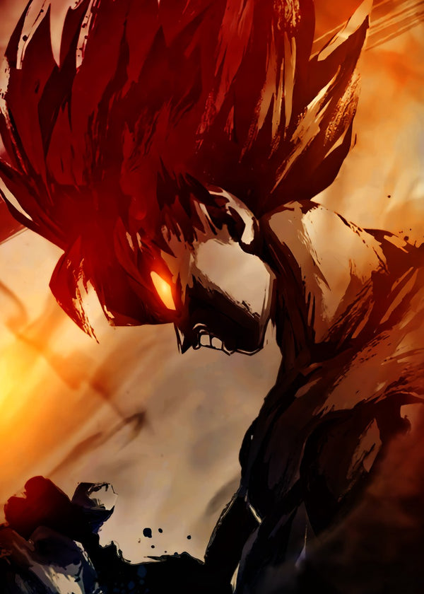 Son goku painting, Dragon ball