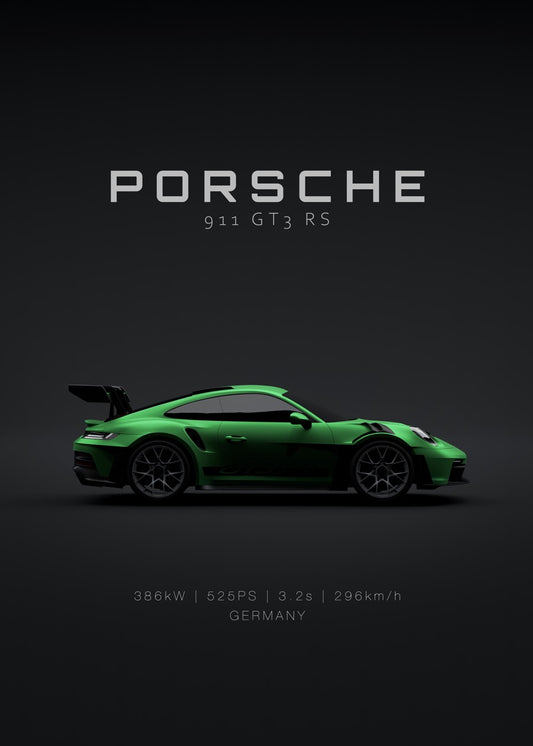 Porsche 911 GT3 RS 2022 Green 
