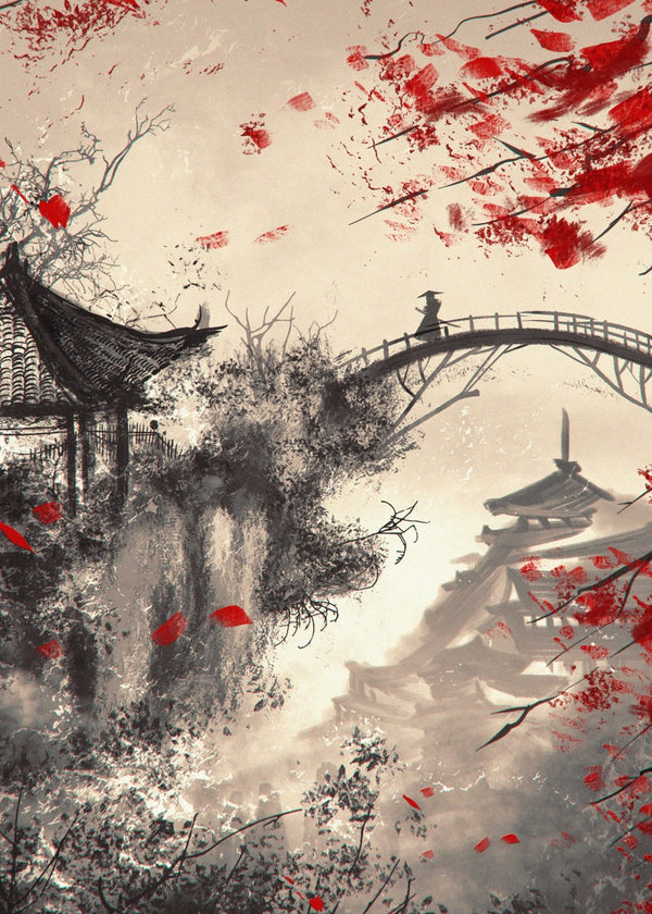 Samurai on Bridge