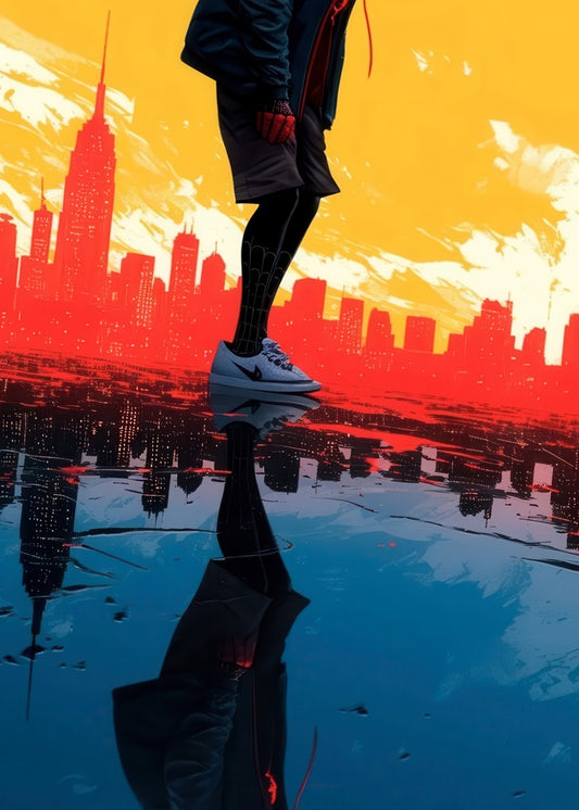 Miles Morales cityscape
