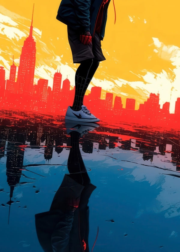 Miles Morales cityscape