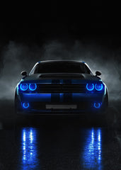  Blue Neon Glow Dodge