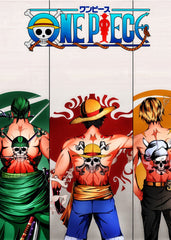 One Piece Trio:  Luffy, Zoro and Sanji