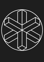 Geometric Snowflake Crop Circle