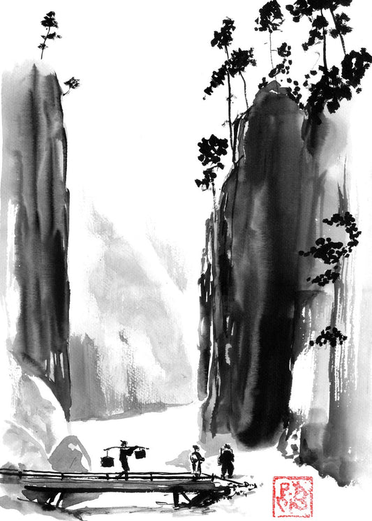 Passage in the mountain