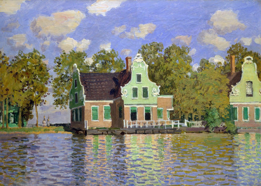 Houses on the Achterzaan, Claude Monet