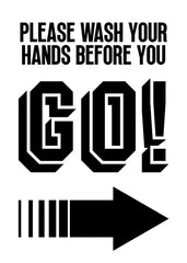 Please Was Your Hands Bathroom