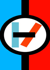 Split Color Band Twenty One Pilots