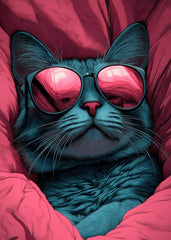 Cool Cat in Pink
