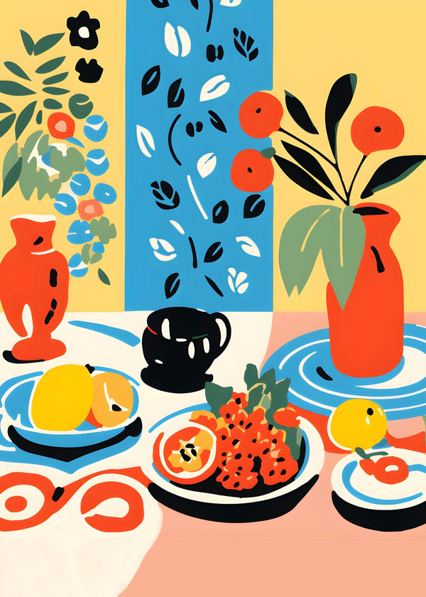 Colorful Fruit Table