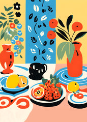 Colorful Fruit Table