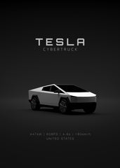 Tesla cybertruck Silver - Front