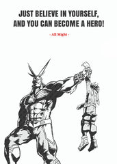 All might, My Hero Academia