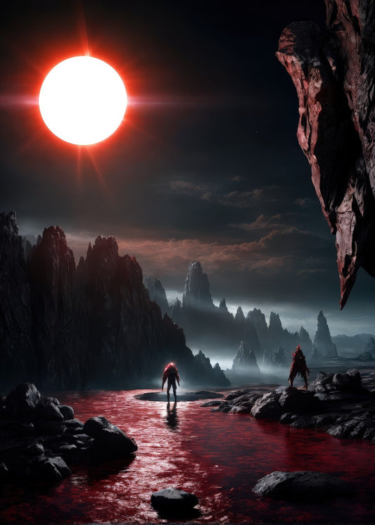 Blood Sun Over the Abyss
