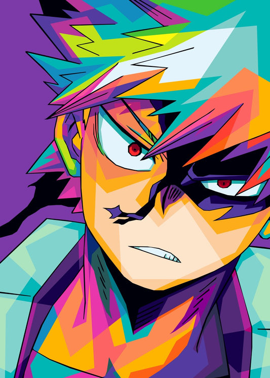 Katsuki Bakugo, My Hero Academia Pop Art Anime
