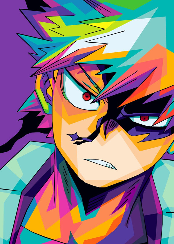 Katsuki Bakugo, My Hero Academia Pop Art Anime