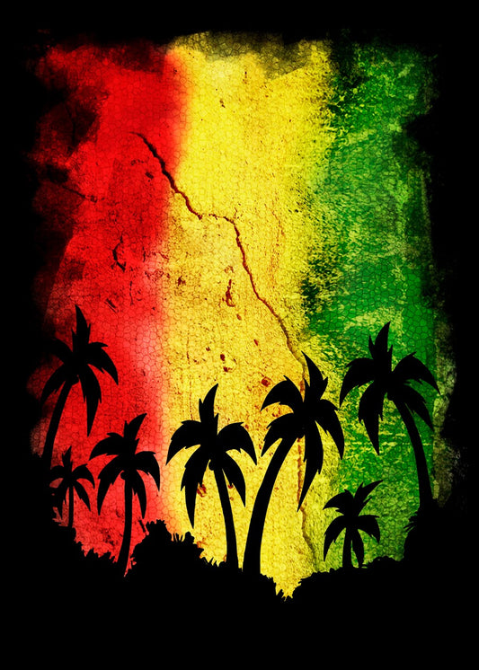 Rasta palms color