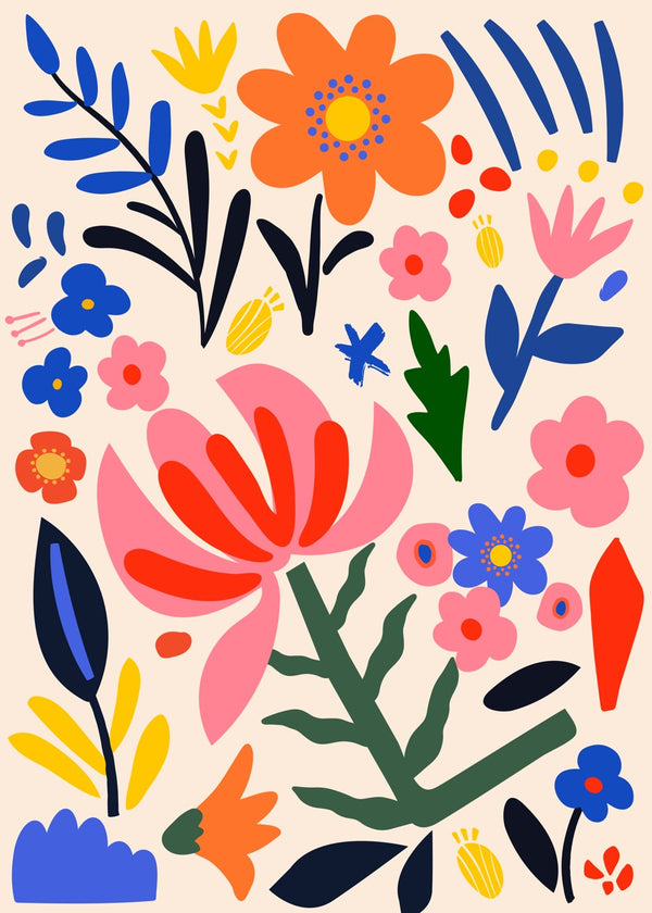 Bold Floral Icons