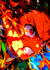 Tanjiro’s Fierce Glare